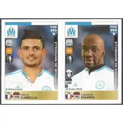 Rémy Cabella - Lassana Diarra - Olympique de Marseille