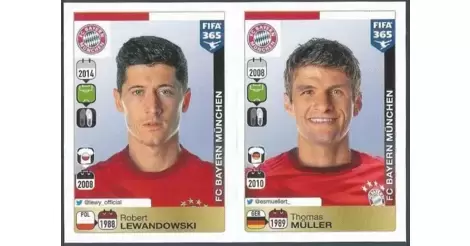 Panini FIFA 365 2021 Sticker Nr Lewandowski 166 Müller 