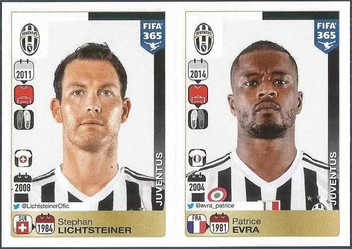 Fifa 365 2016 - Stephan Lichtsteiner - Patrice Evra - Juventus