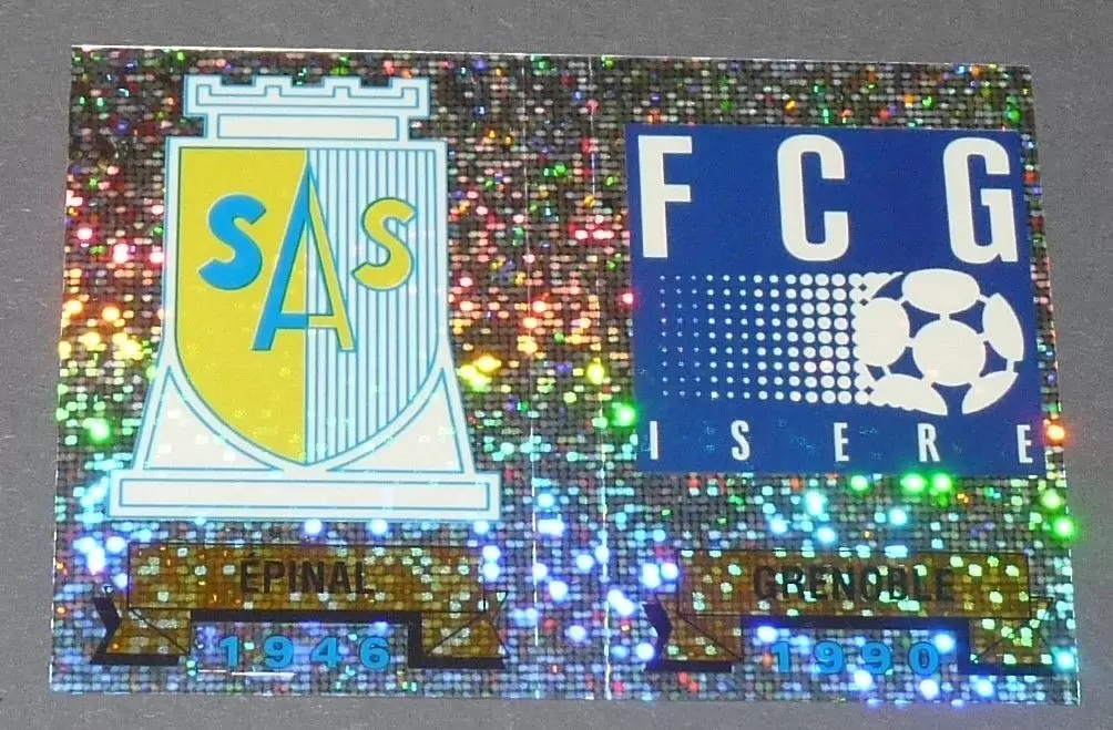 Foot 92 en Images (France) - Ecusson Epinal - Grenoble
