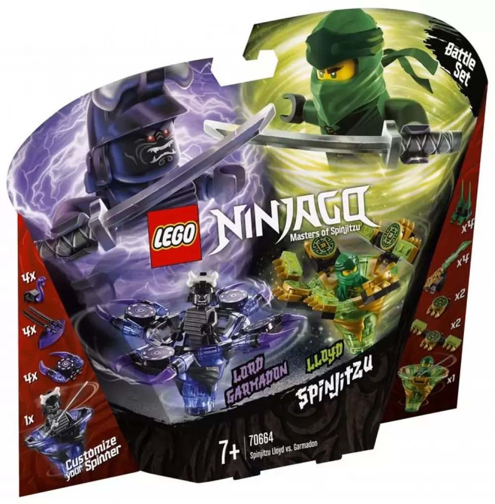 LEGO Ninjago - Spinjitzu : Lord Garmadon VS Lloyd
