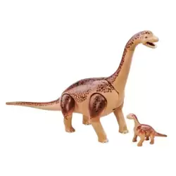 Brachiosaure et son bébé
