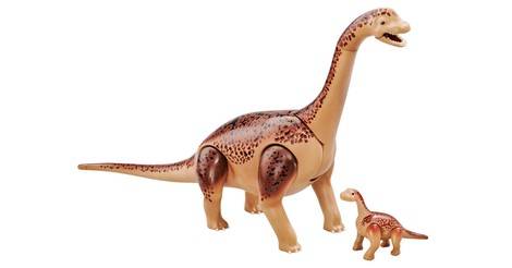 Brachiosaurus With Baby Playmobil Dinosaures 6595