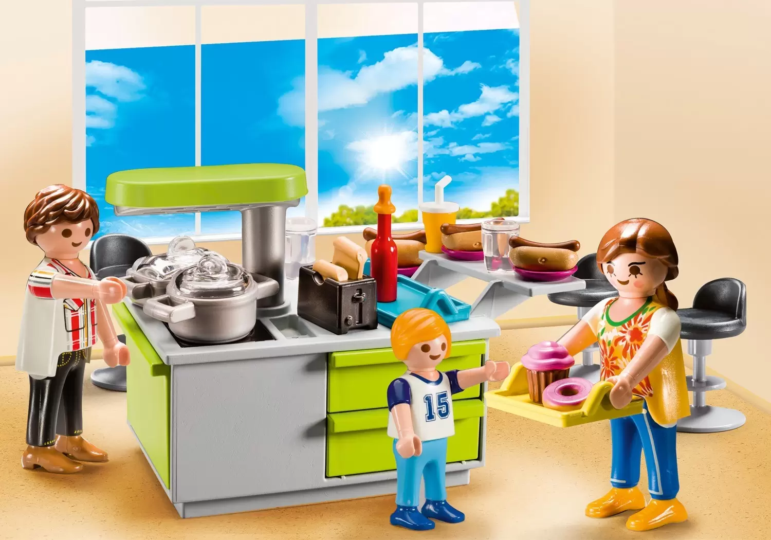 Playmobil Maisons et Intérieurs - Valisette Cuisine Familiale