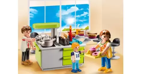 9543 9100 Horse Grooming NEW Playmobil City Life Family Kitchen Carry Case 