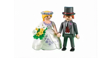 Playmobil Wedding Party Bride Groom Bridal Pair 