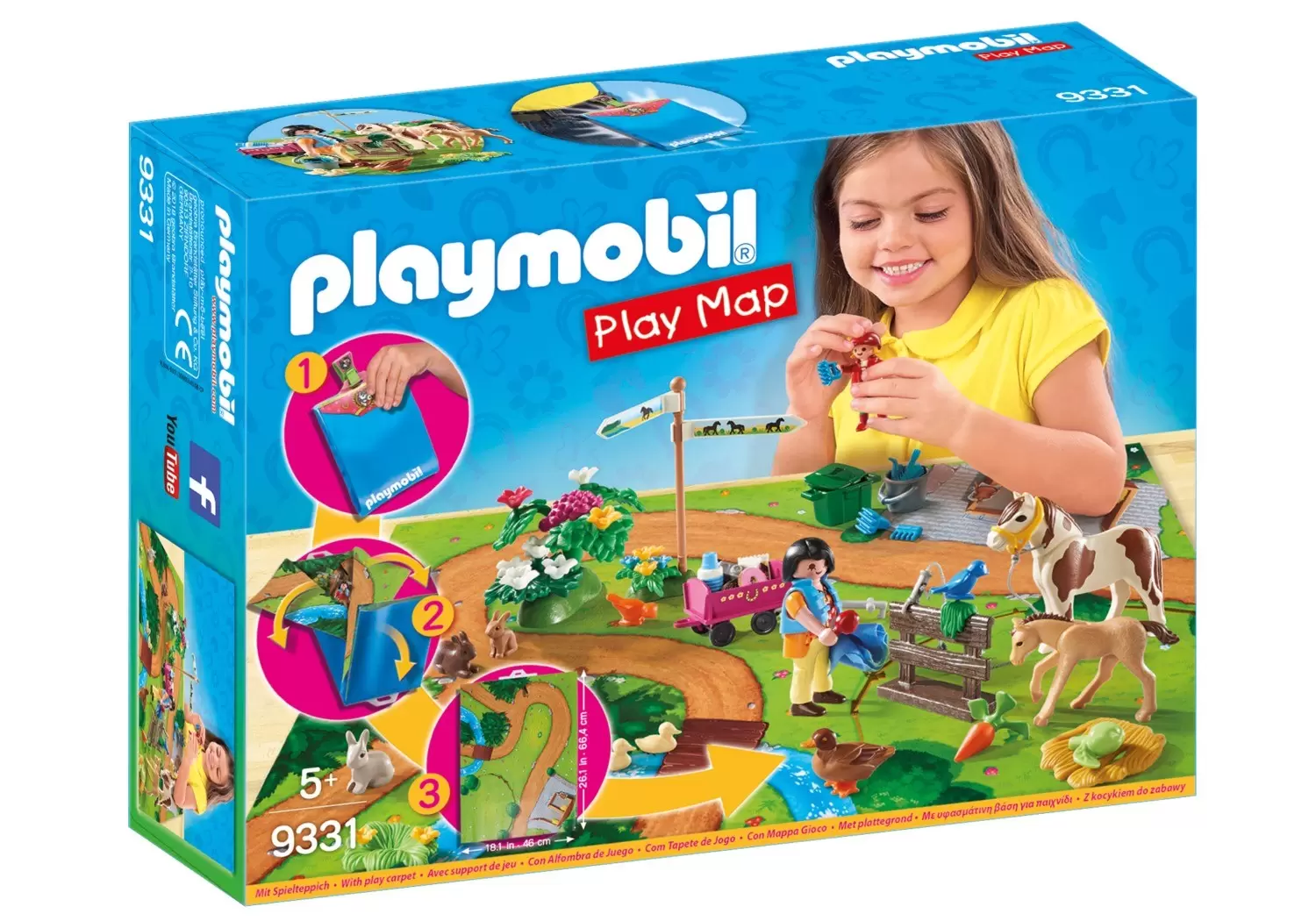 Playmobil Play Map - Cavaliers et poneys