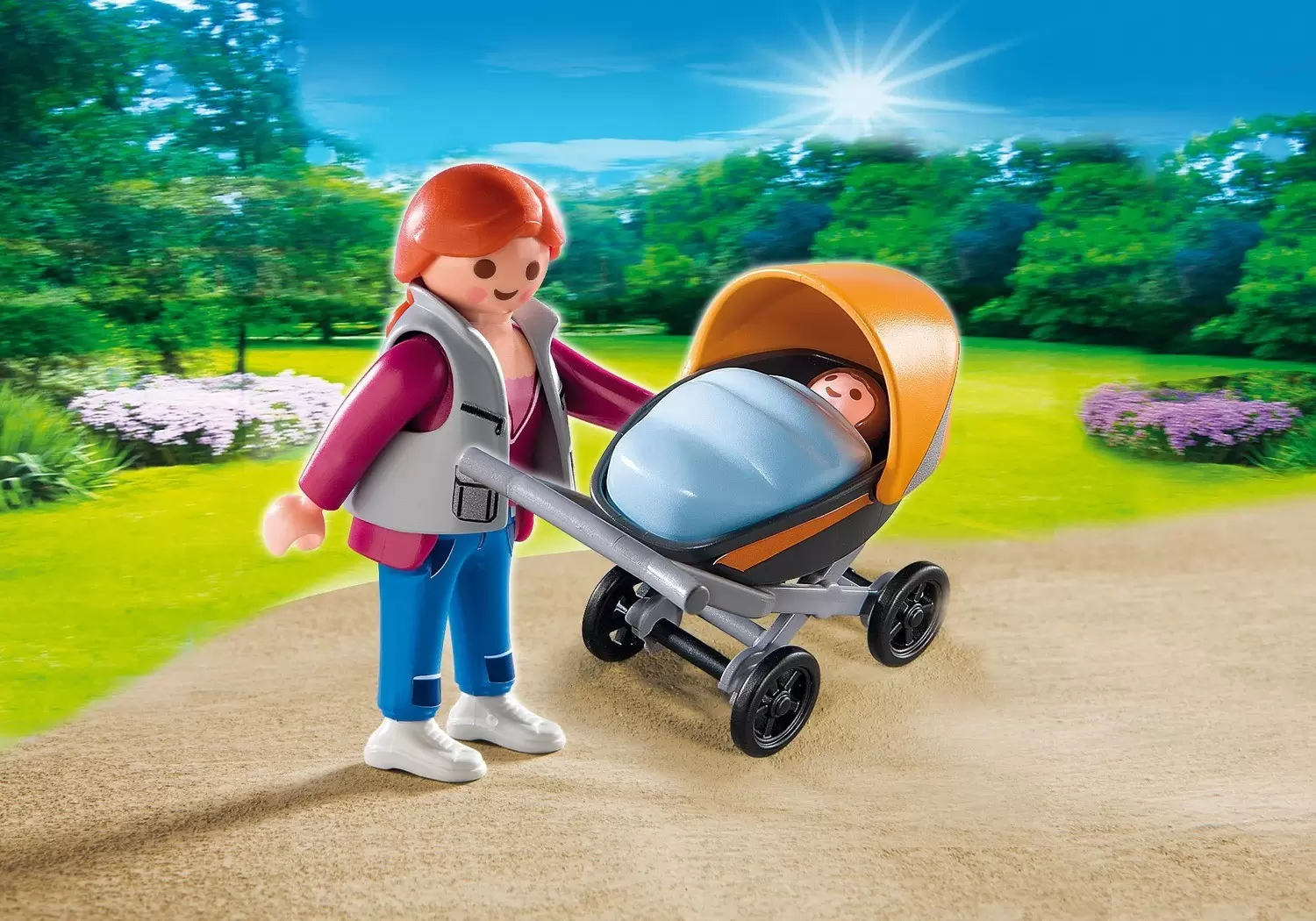 Playmobil Special - Mom with Baby Carriage