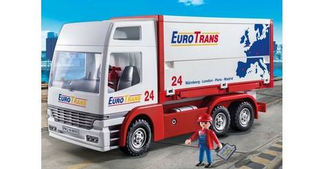 playmobil 9370 eurotrans truck