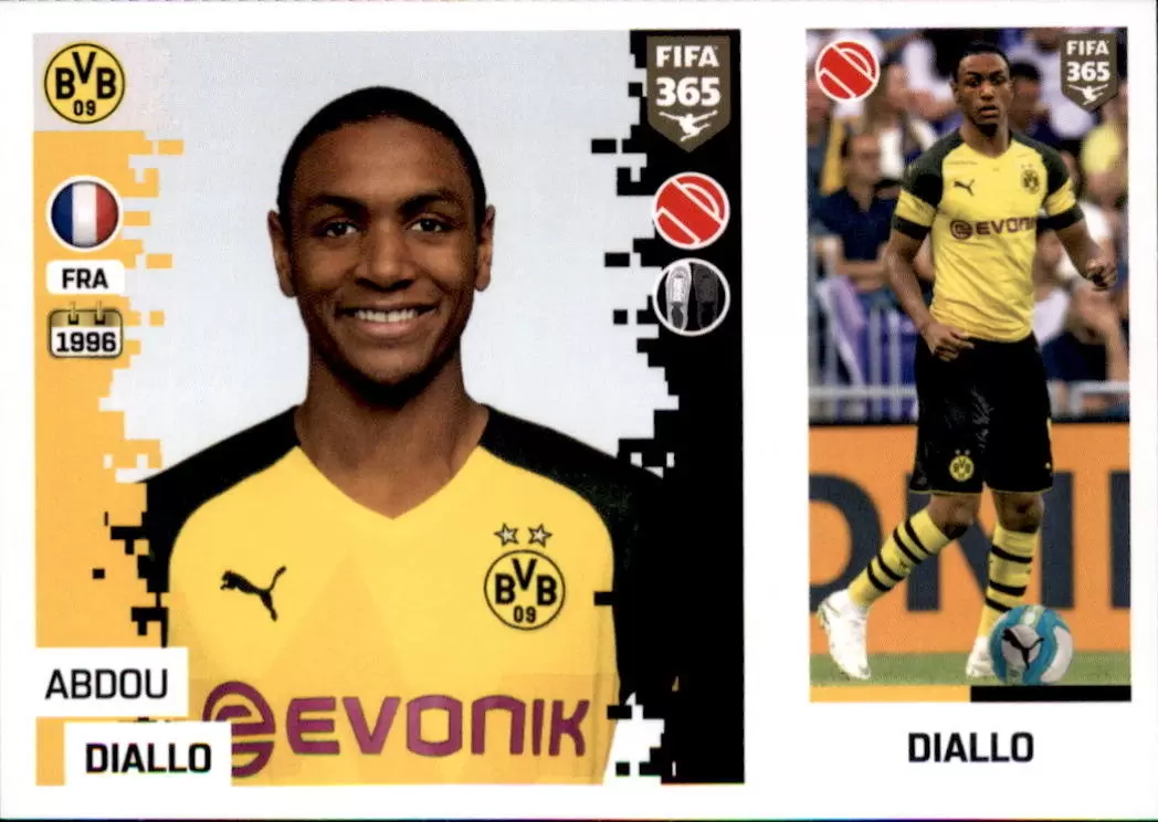 the golden world of football fifa 19 - Abdou Diallo - Borussia Dortmund