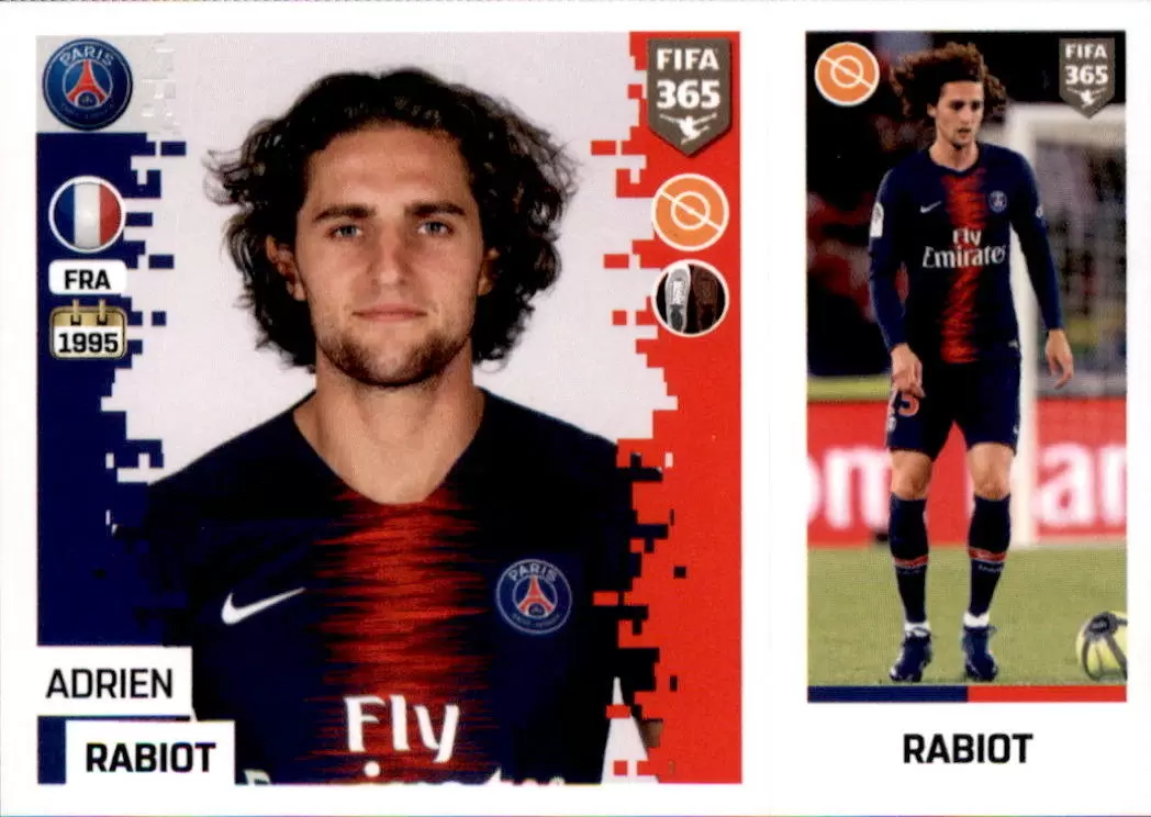 the golden world of football fifa 19 - Adrien Rabiot - Paris Saint-Germain