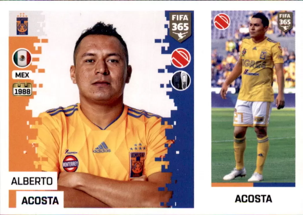 The Golden World of Football Fifa 365 2019 - Alberto Acosta - Tigres Uanl