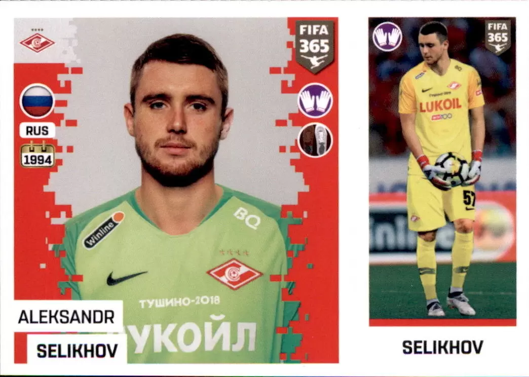The Golden World of Football Fifa 365 2019 - Aleksandr Selikhov - FC Spartak Moskva