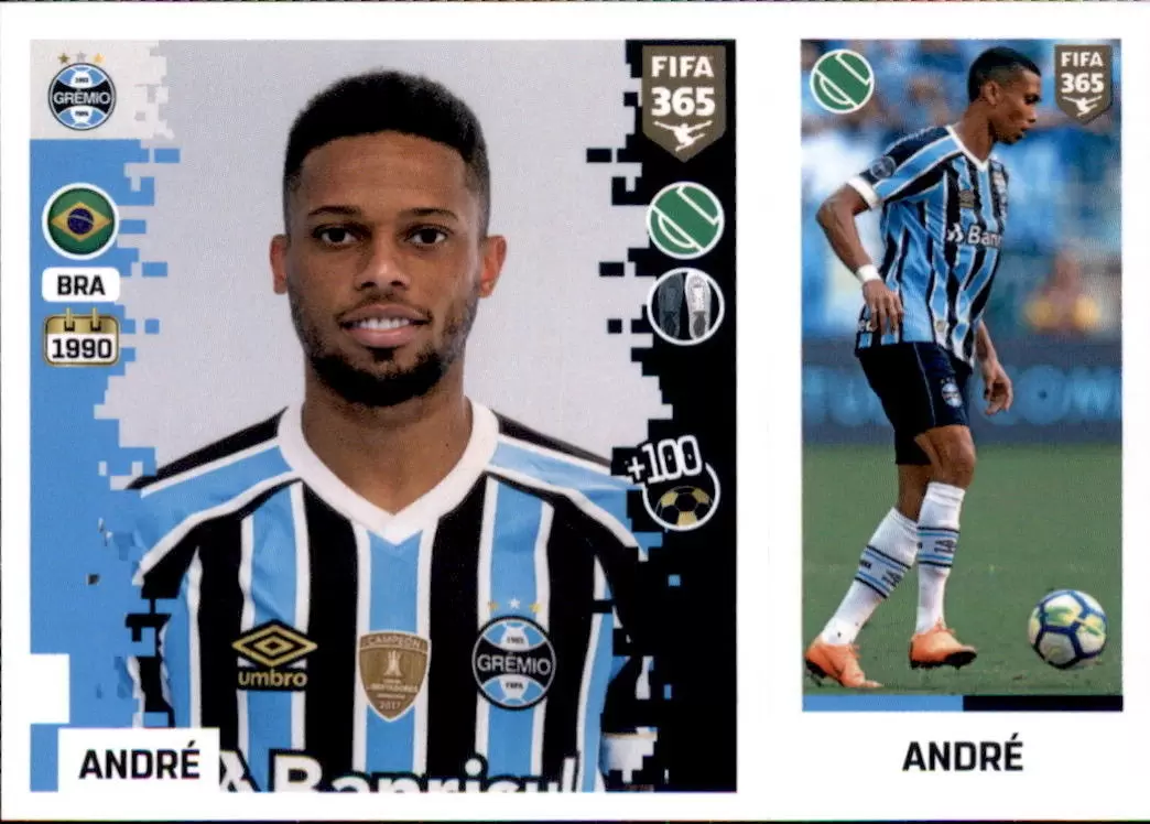 The Golden World of Football Fifa 365 2019 - André - Gremio