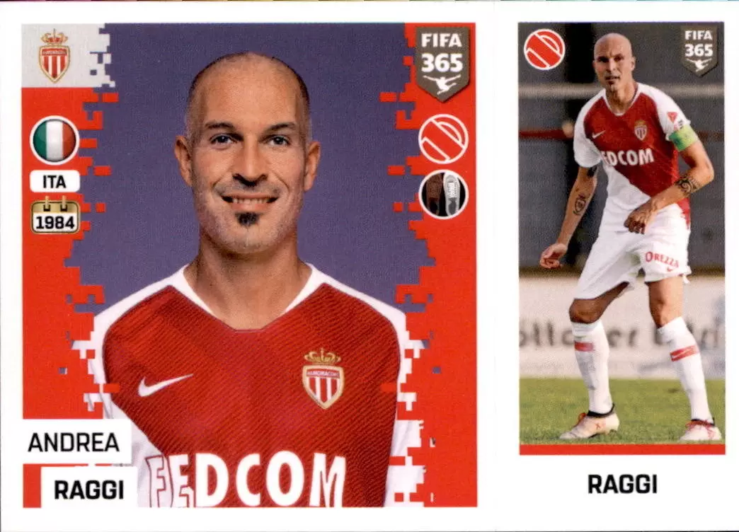 the golden world of football fifa 19 - Andrea Raggi - AS Monaco
