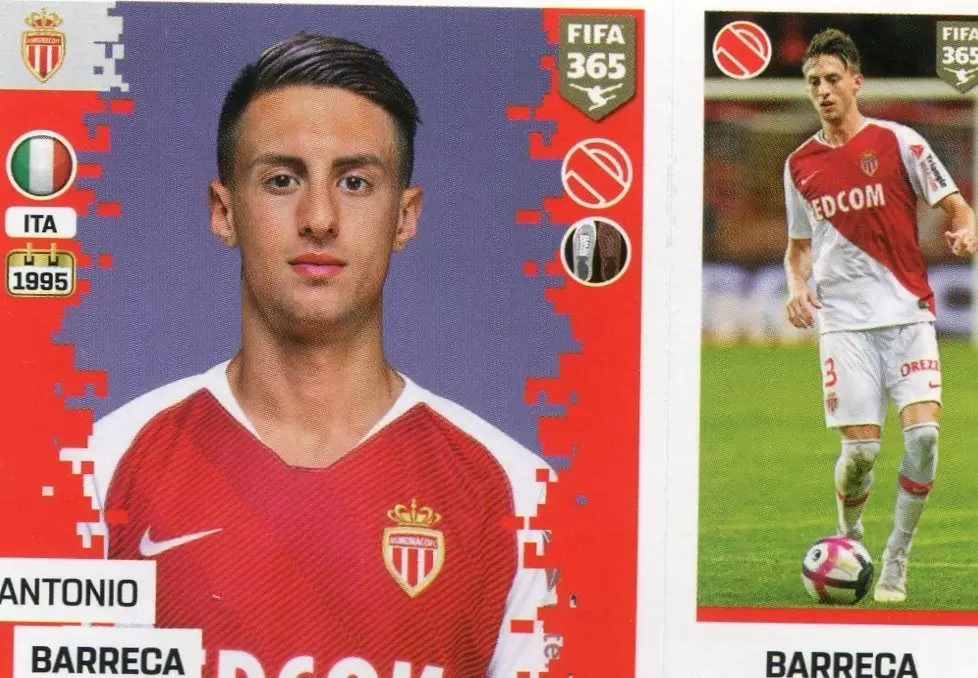 The Golden World of Football Fifa 365 2019 - Antonio Barreca - AS Monaco