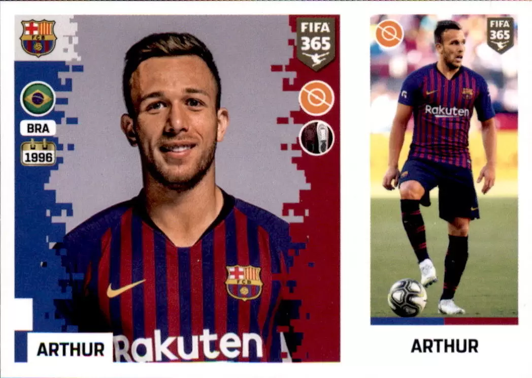 The Golden World of Football Fifa 365 2019 - Arthur - FC Barcelona