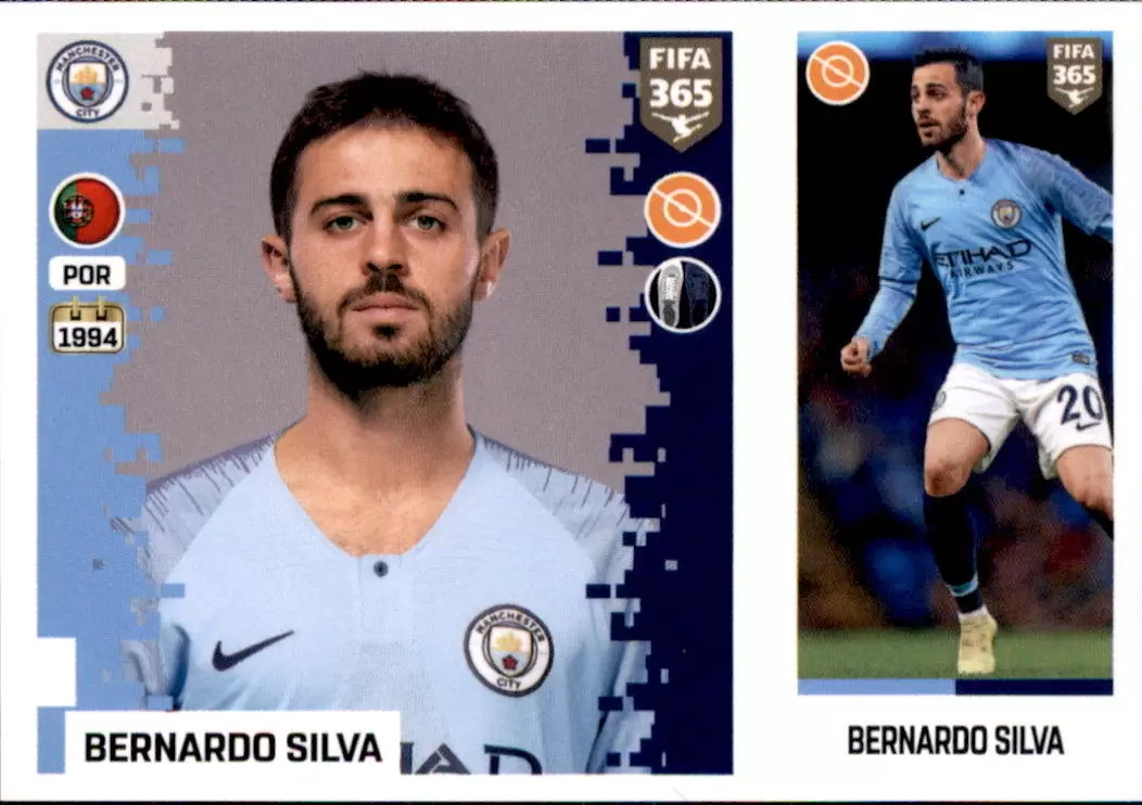 the golden world of football fifa 19 - Bernardo Silva - Manchester City