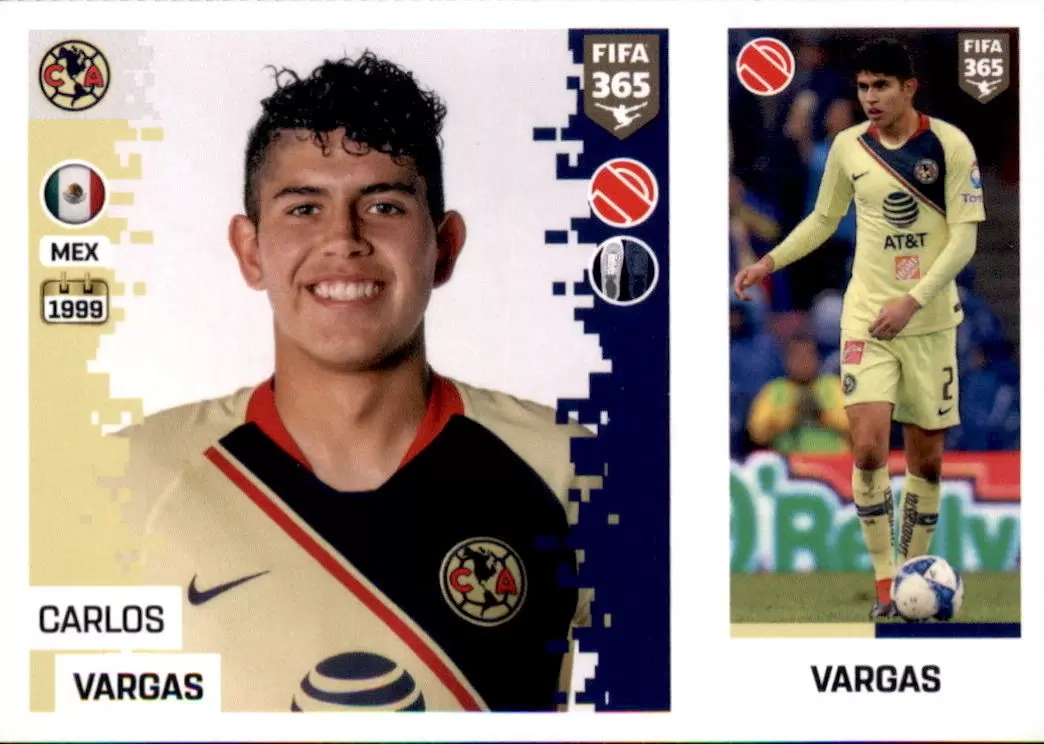 The Golden World of Football Fifa 365 2019 - Carlos Vargas - Club America