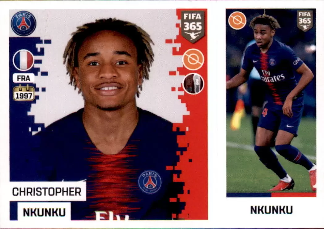 The Golden World of Football Fifa 365 2019 - Christopher Nkunku - Paris Saint-Germain