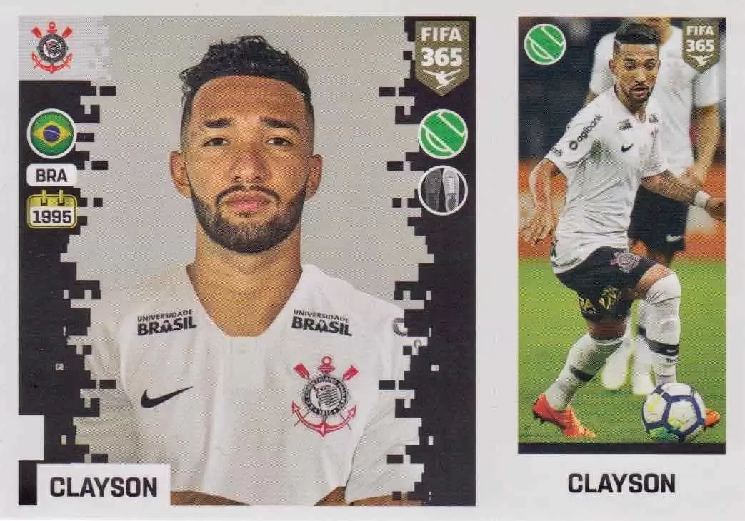 The Golden World of Football Fifa 365 2019 - Clayson - SC Corinthians