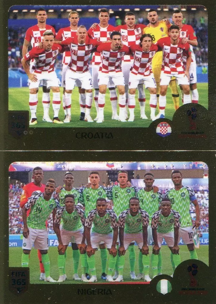 the golden world of football fifa 19 - Croatia / Nigeria - Group D