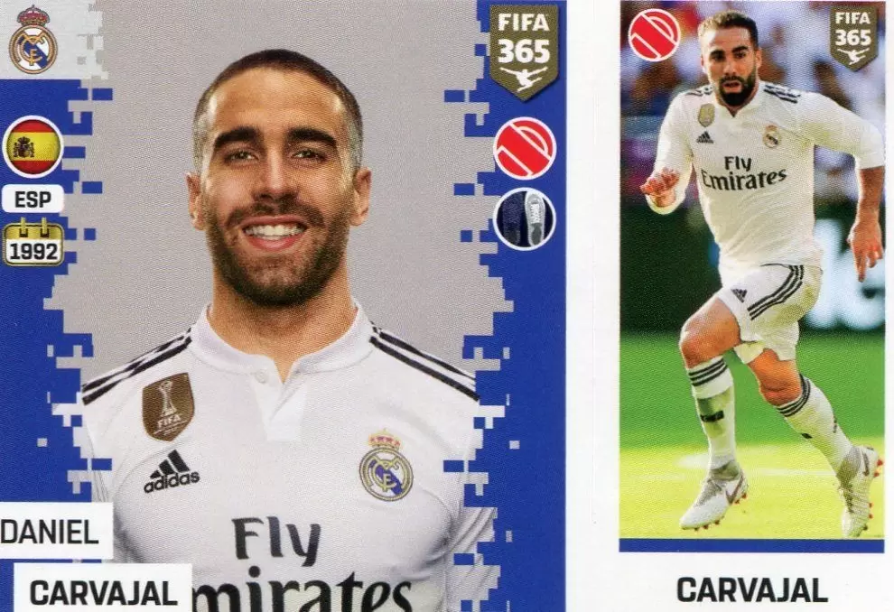 The Golden World of Football Fifa 365 2019 - Daniel Carvajal - Real Madrid CF