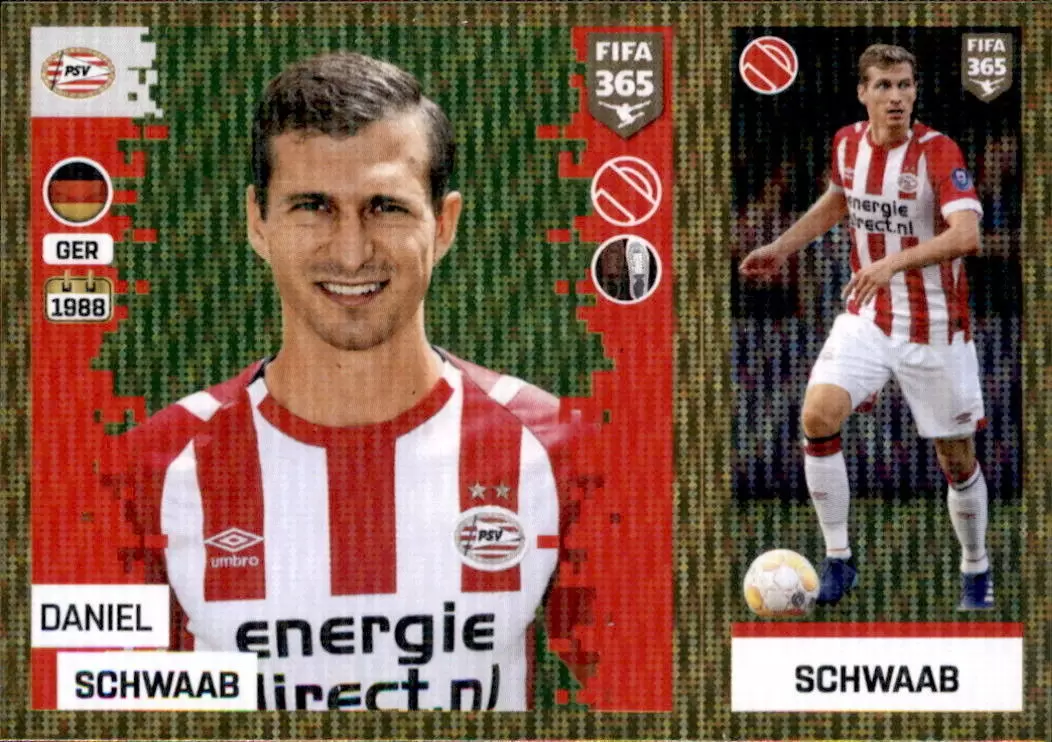 The Golden World of Football Fifa 365 2019 - Daniel Schwaab - PSV Eindhoven