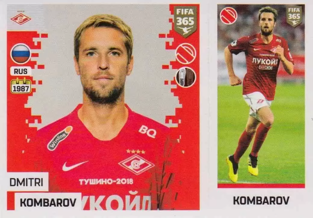 the golden world of football fifa 19 - Dmitri Kombarov - FC Spartak Moskva