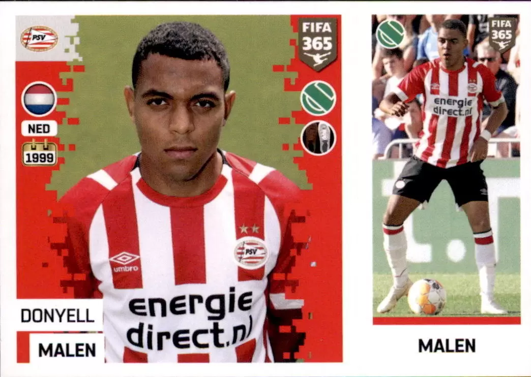 The Golden World of Football Fifa 365 2019 - Donyell Malen - PSV Eindhoven