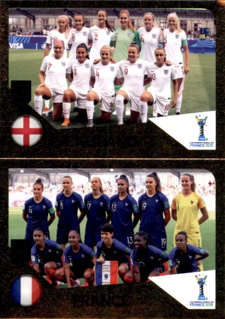 The Golden World of Football Fifa 365 2019 - England / France - U-20 Women\'s world cup