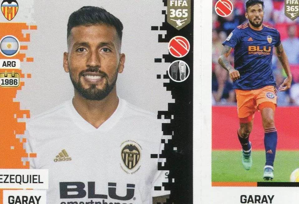 The Golden World of Football Fifa 365 2019 - Ezequiel Garay - Valencia CF