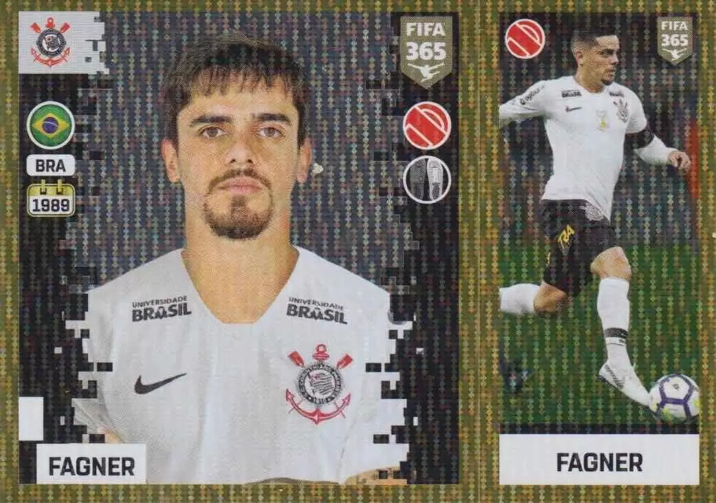 The Golden World of Football Fifa 365 2019 - Fagner - SC Corinthians