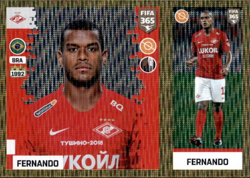 The Golden World of Football Fifa 365 2019 - Fernando - FC Spartak Moskva