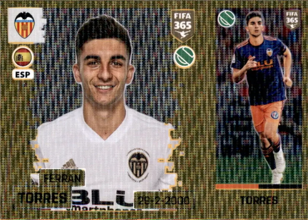 The Golden World of Football Fifa 365 2019 - Ferran Torres - Inspirations