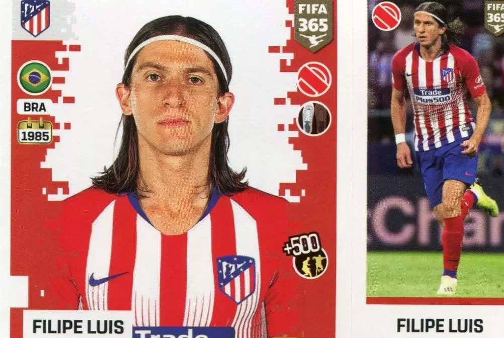 The Golden World of Football Fifa 365 2019 - Filipe Luis - Atlético de Madrid