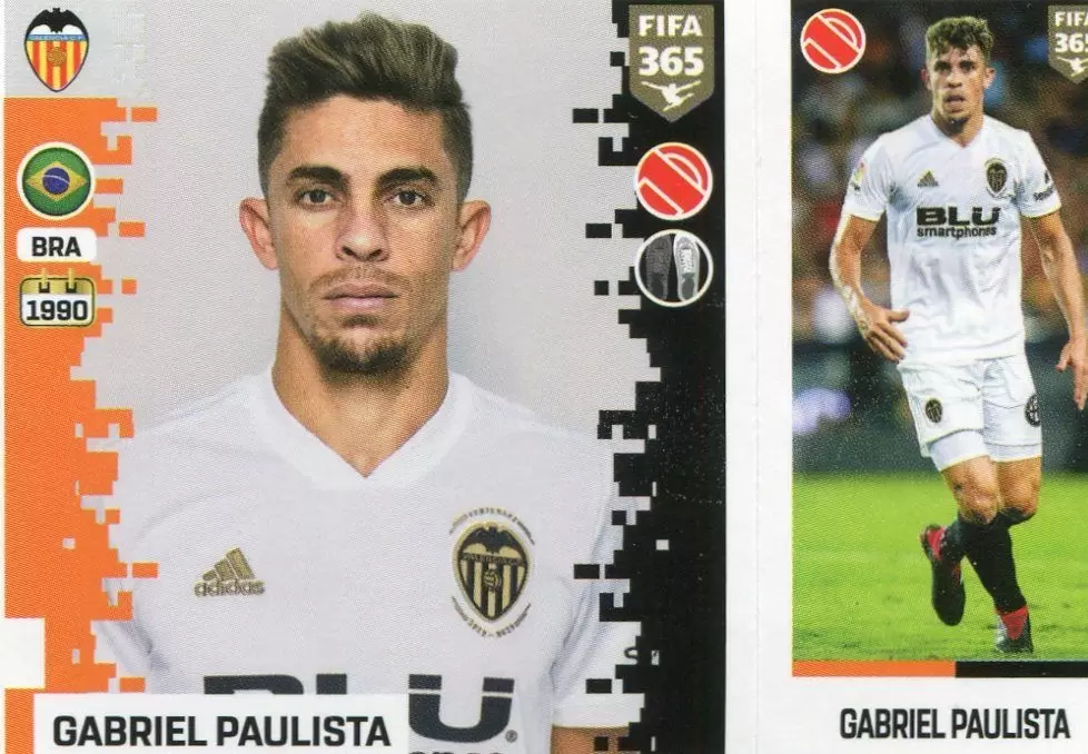 The Golden World of Football Fifa 365 2019 - Gabriel Paulista - Valencia CF
