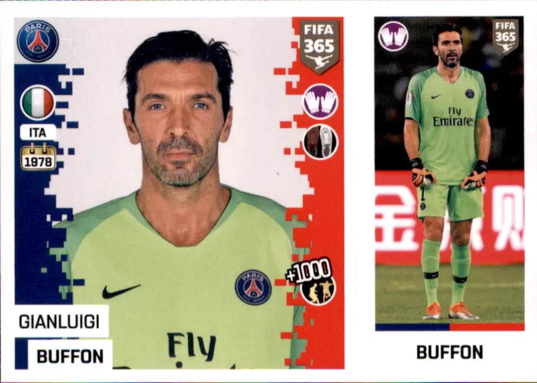 the golden world of football fifa 19 - Gianluigi Buffon - Paris Saint-Germain