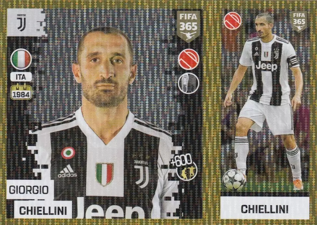 the golden world of football fifa 19 - Giorgio Chiellini - Juventus
