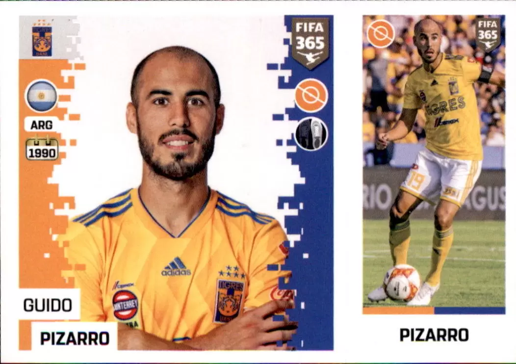 The Golden World of Football Fifa 365 2019 - Guido Pizarro - Tigres Uanl