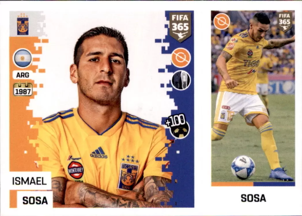 The Golden World of Football Fifa 365 2019 - Ismael Sosa - Tigres Uanl