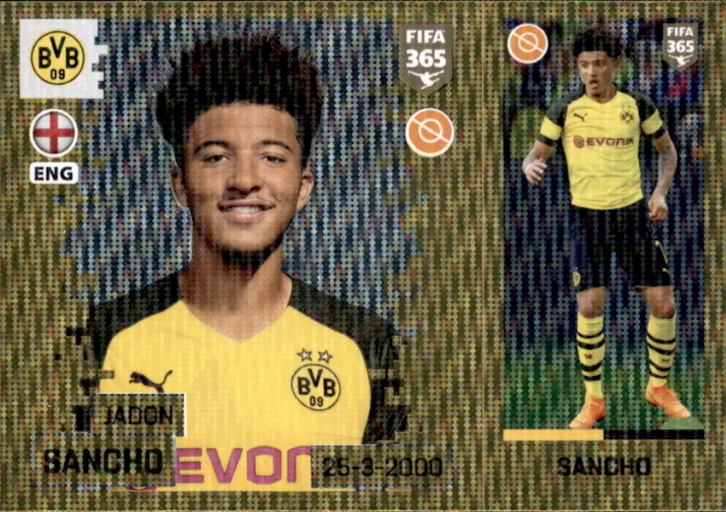 the golden world of football fifa 19 - Jadon Sancho - Inspirations