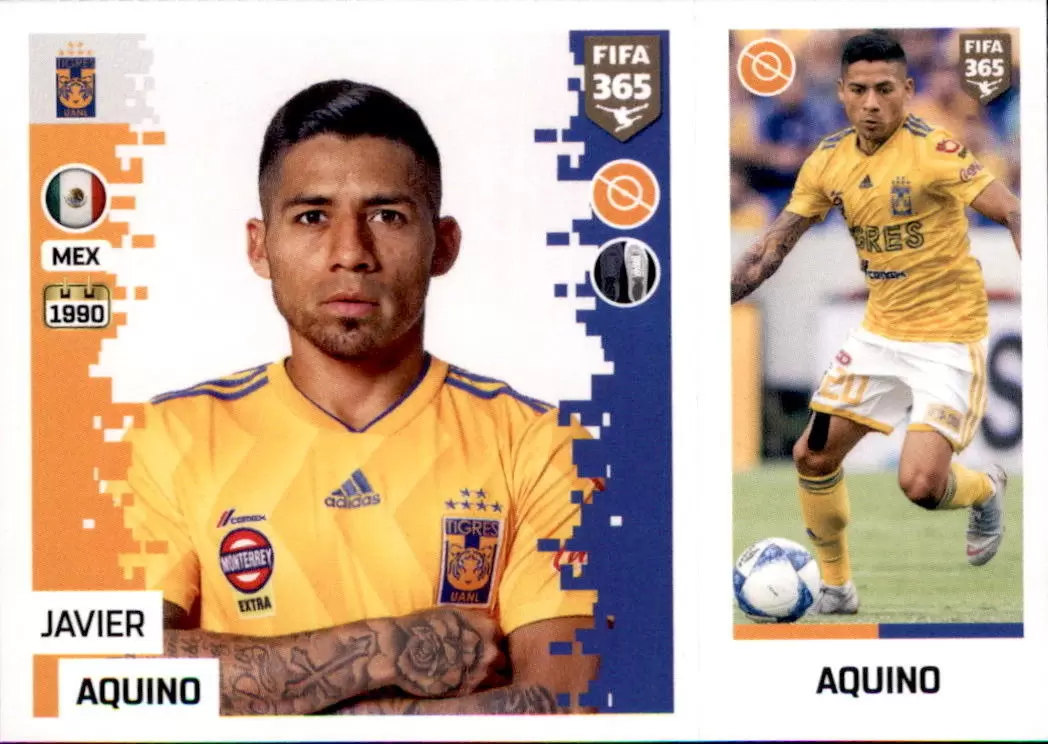 The Golden World of Football Fifa 365 2019 - Javier Aquino - Tigres Uanl