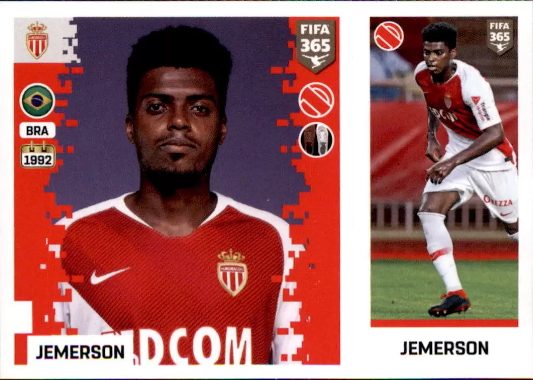 The Golden World of Football Fifa 365 2019 - Jemerson - AS Monaco