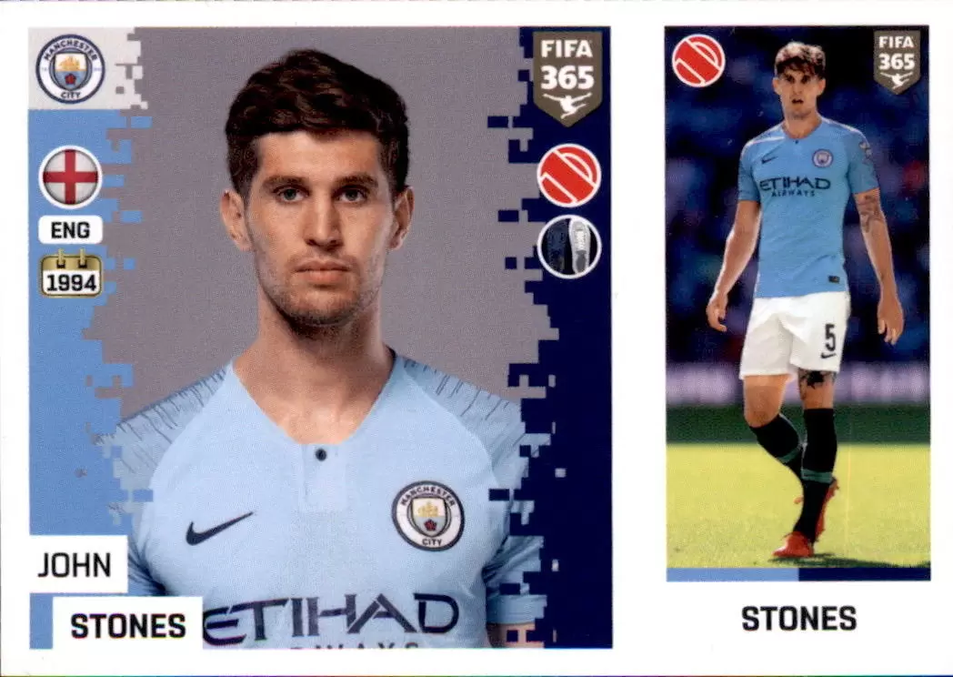the golden world of football fifa 19 - John Stones - Manchester City