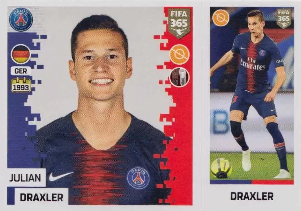 the golden world of football fifa 19 - Julian Draxler - Paris Saint-Germain
