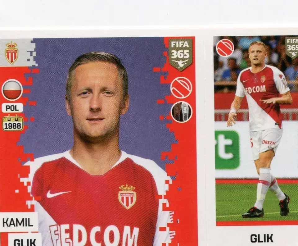 the golden world of football fifa 19 - Kamil Glik - AS Monaco