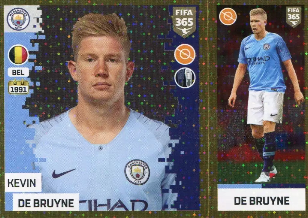 the golden world of football fifa 19 - Kevin De Bruyne - Manchester City