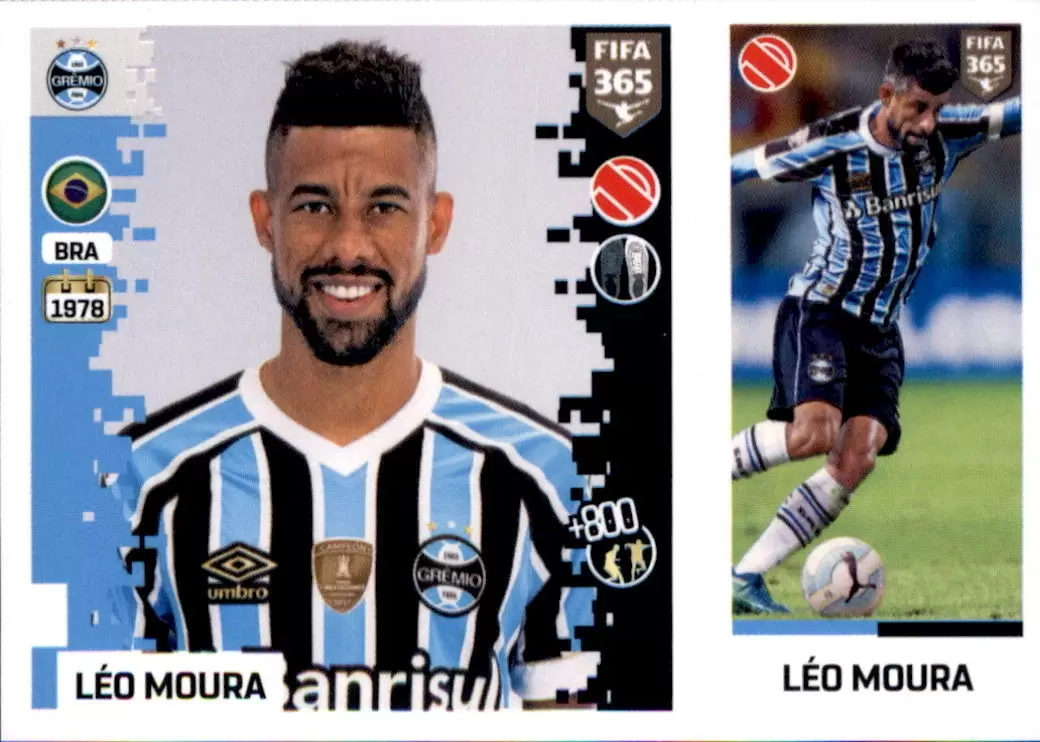 The Golden World of Football Fifa 365 2019 - Léo Moura - Gremio