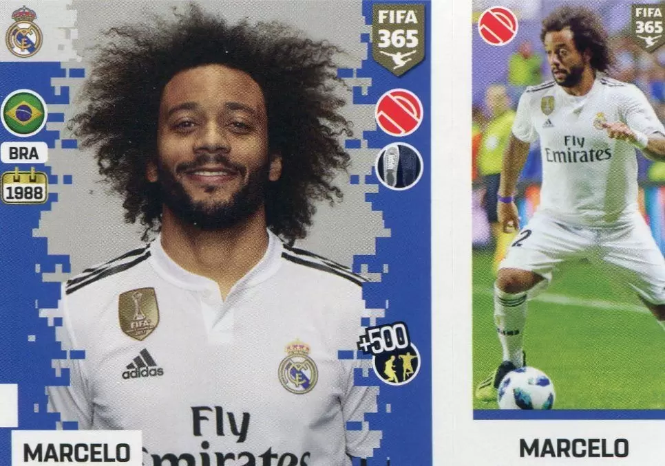 The Golden World of Football Fifa 365 2019 - Marcelo - Real Madrid CF